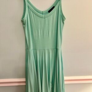 Cynthia Rowley Midi cotton stretch dress, Seafoam Green, (S)
